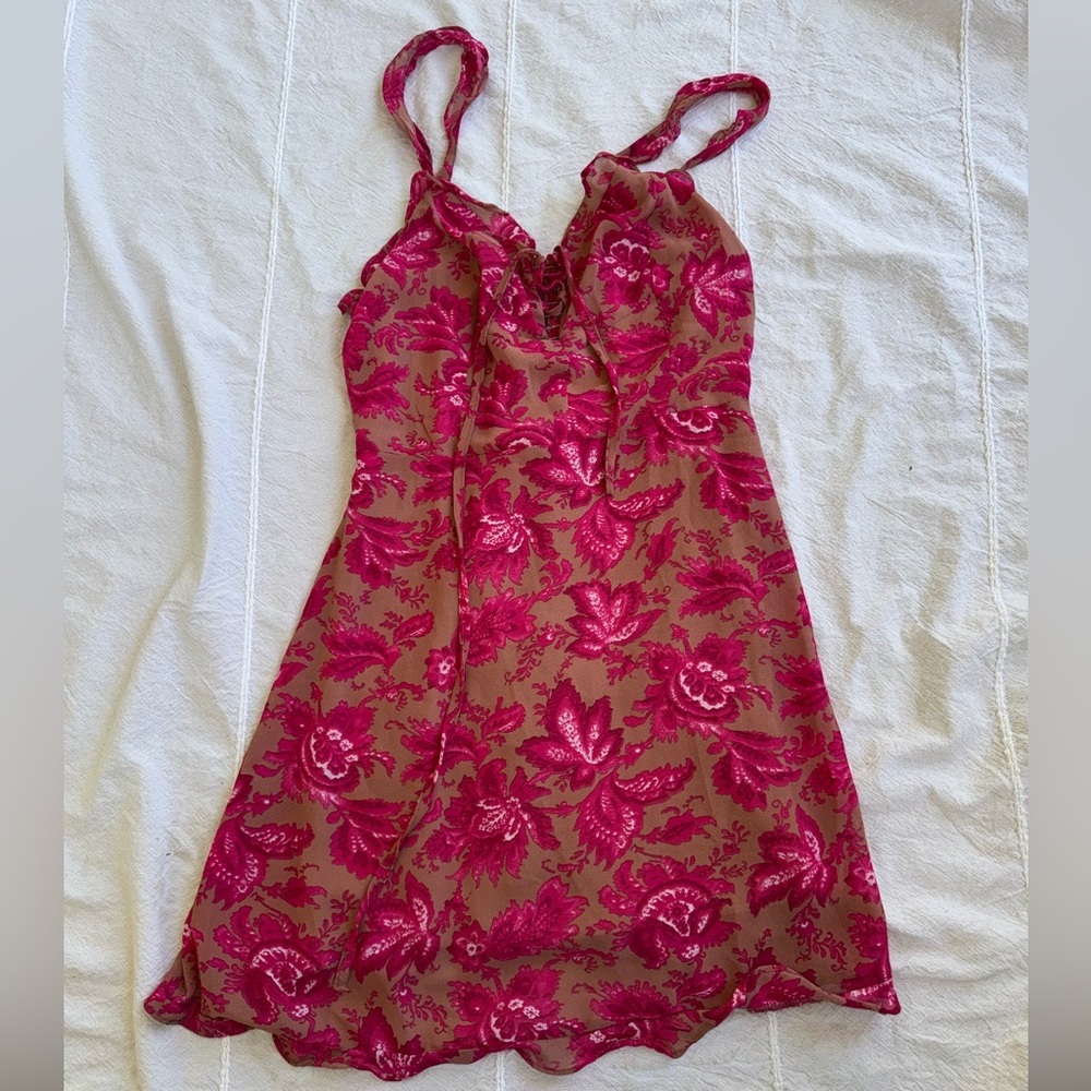 White Fox Boutique sweet fling mini dress
